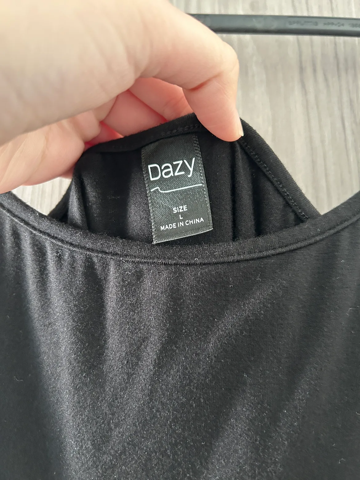 Dazy Asymmetric Black Dress image indicator(3)