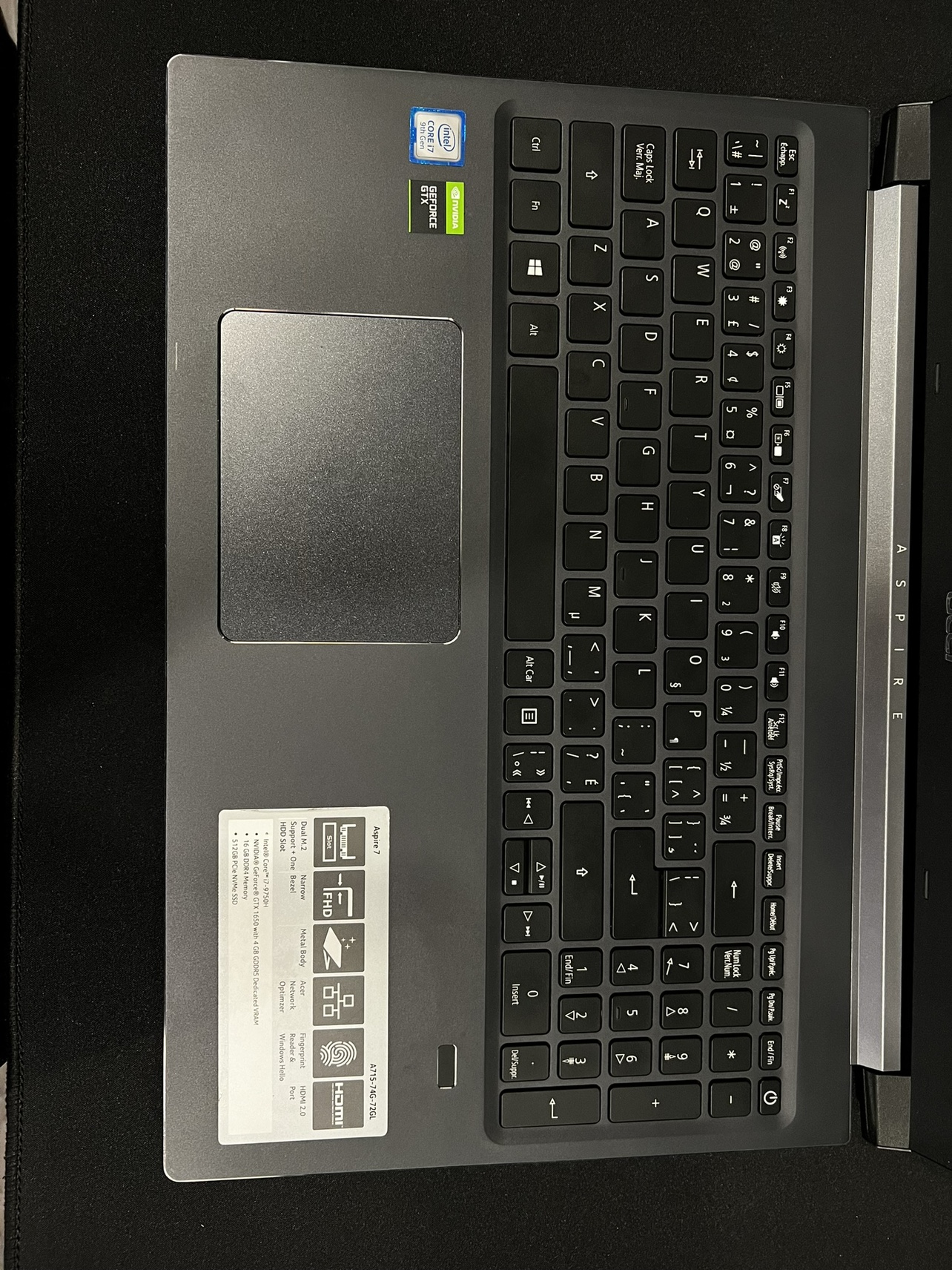 Acer Aspire 7 Gaming Laptop