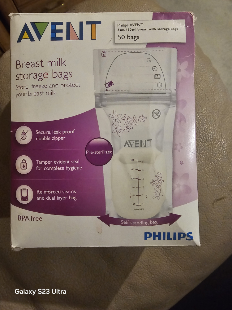 Philips Avent Breast Milk Storage Bags-BPA Free