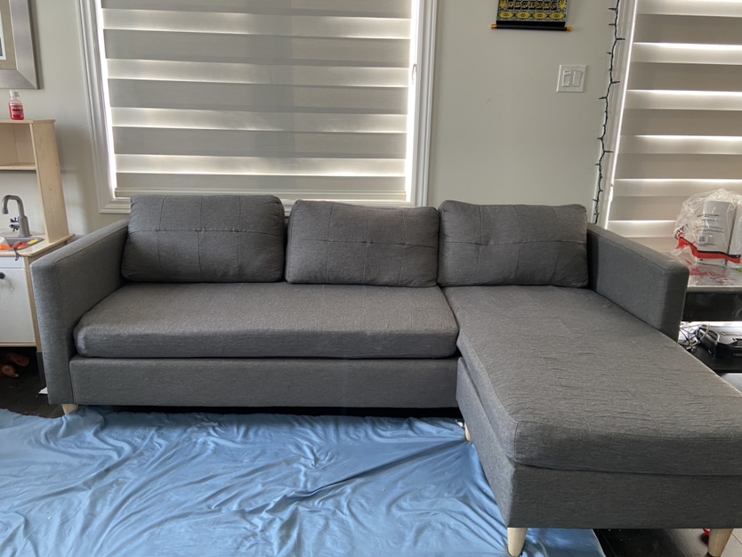 Grey Sectional Sofa - photo 2