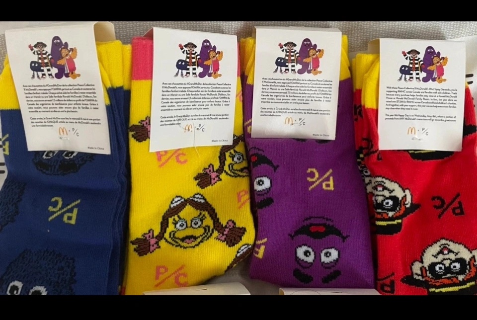 McDonald's Happy Meal Socks