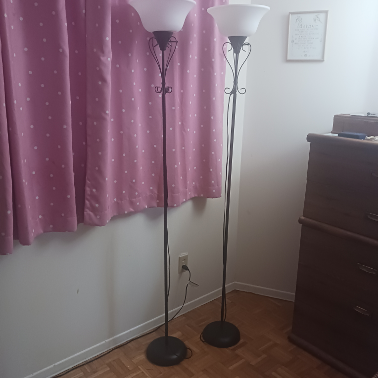 2 Floor lamps