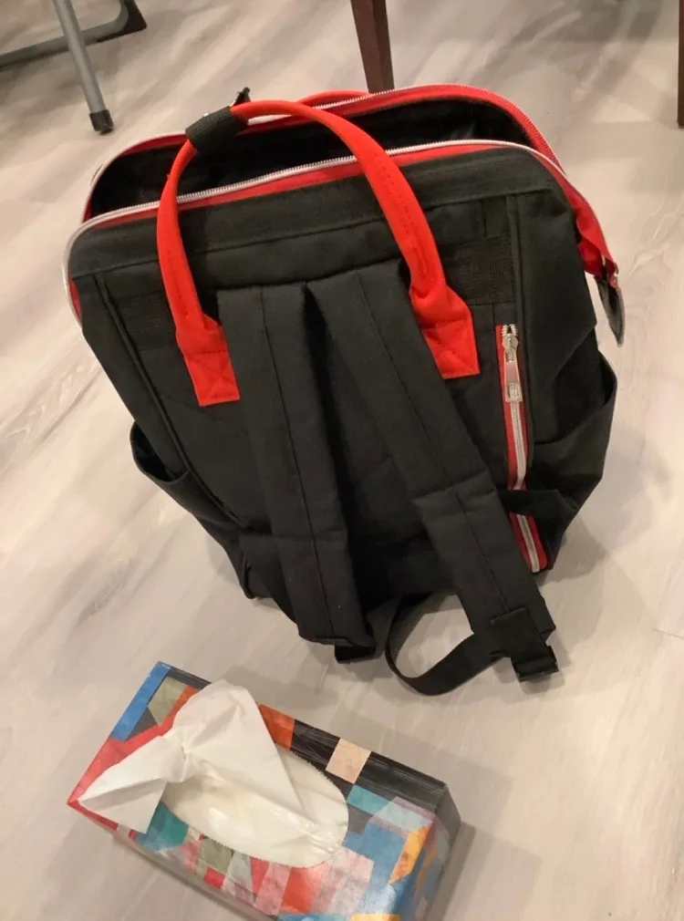 Paul Frank Red / black unisex Backpack image indicator(3)