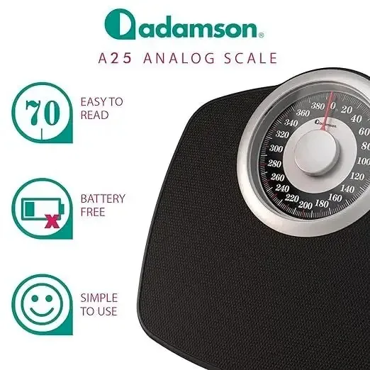 Adamson - Analog Body Weight Scale -Up to 400LB image indicator(3)