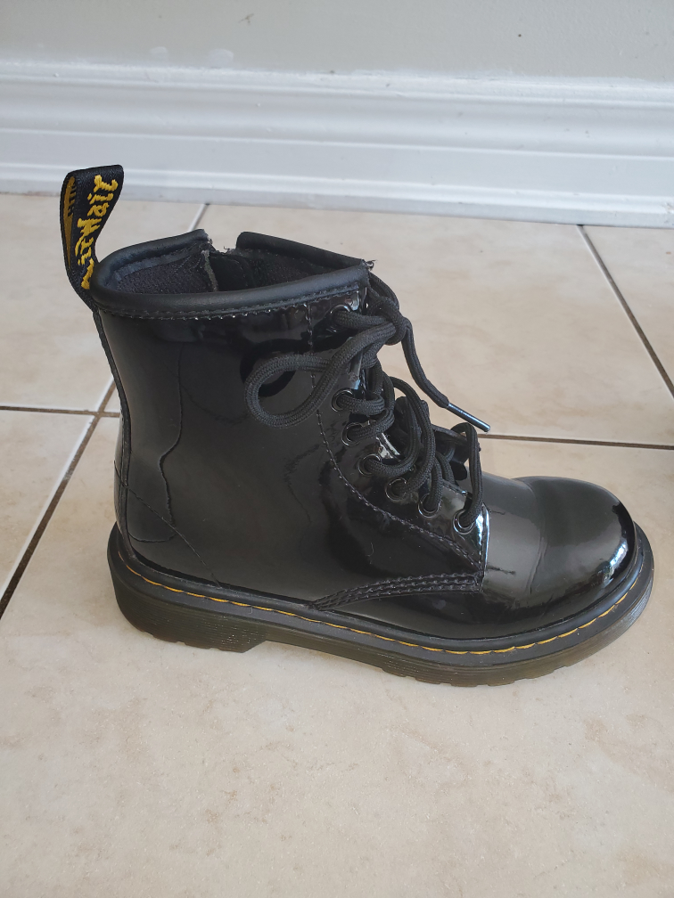 Dr. Martens Patent Boots Size 13 US-Youth - photo 5