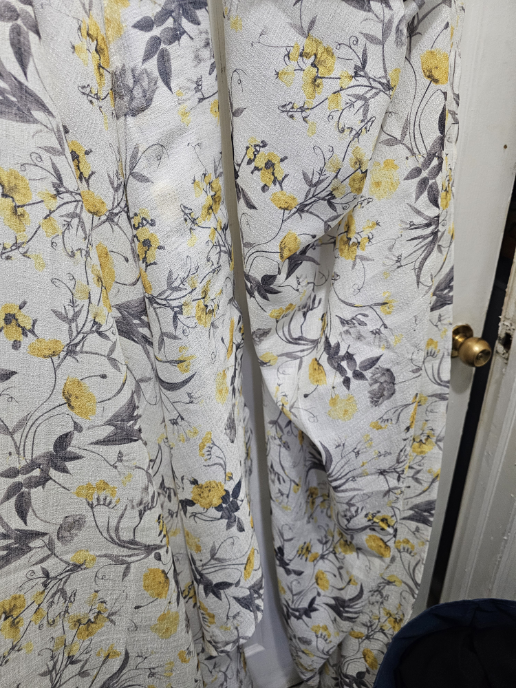 Floral Sheer Curtains