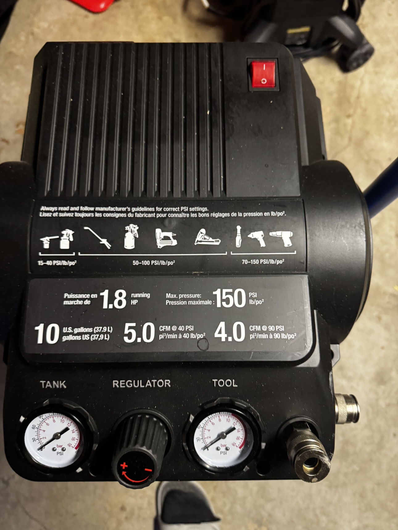 Mastercraft Air Compressor - photo 3