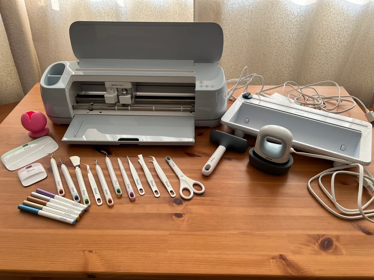 Cricut Maker 3 + Cricut accessories + Cricut EasyPress Mini thumbnail