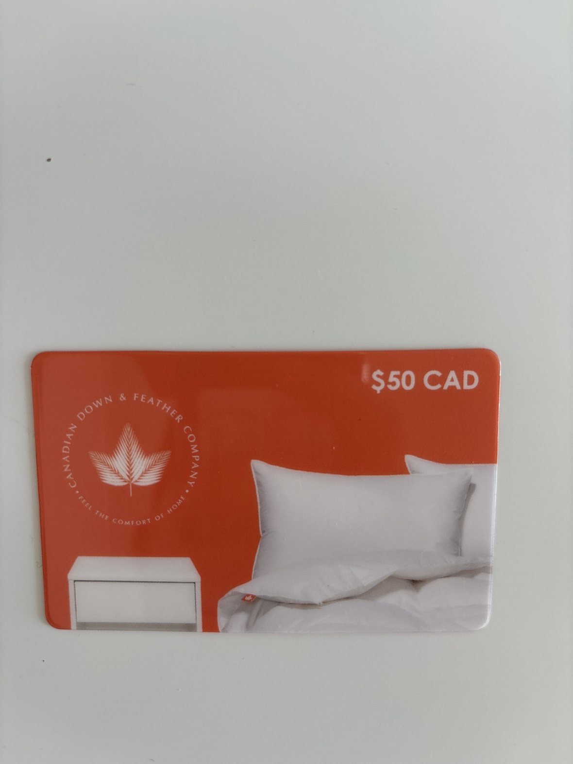 Down & Feather Gift Card $50 - photo 2