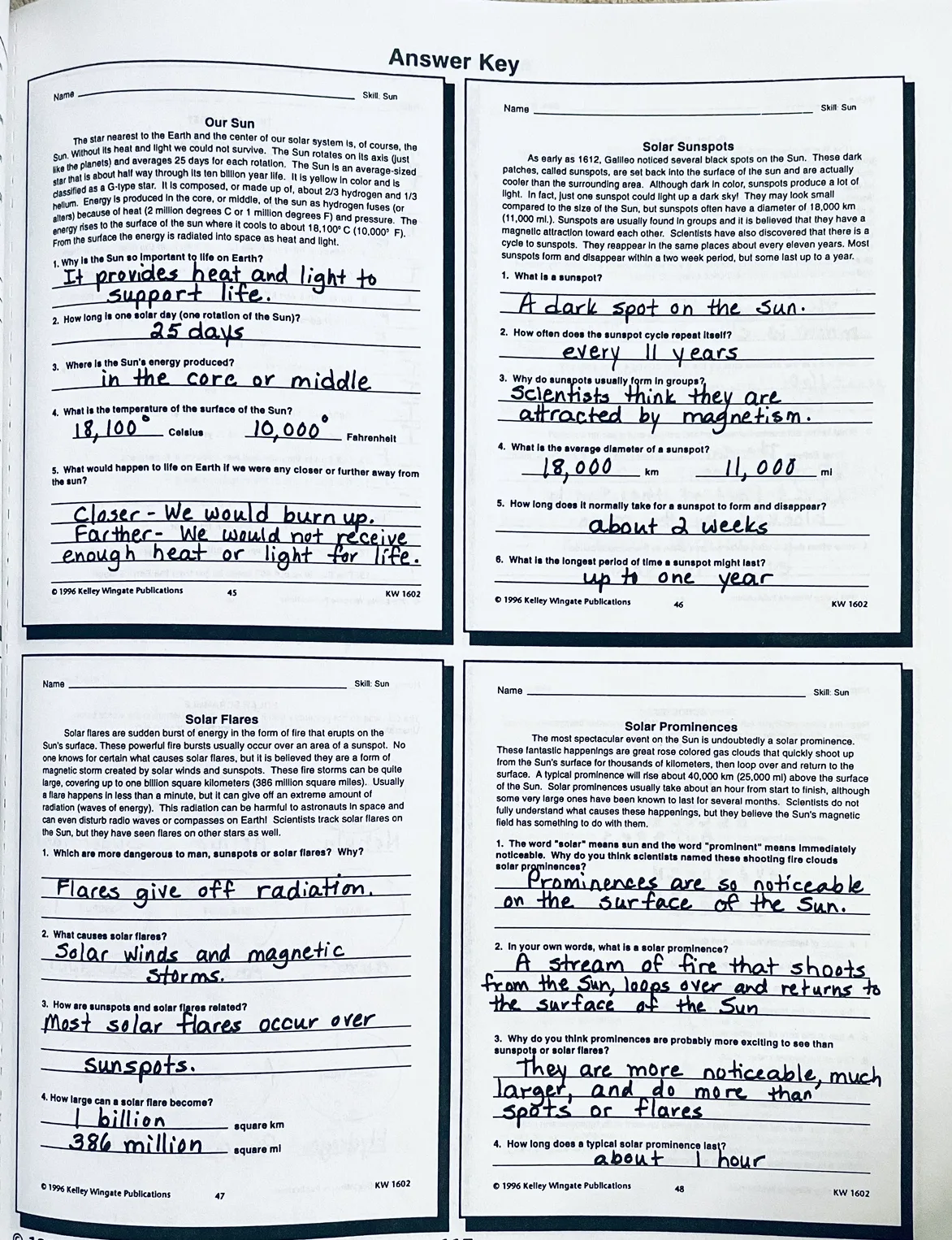 SCIENCE: SOLAR SYSTEM WORKBOOK/POSTERS FOR GRADE 4-6 image indicator(9)
