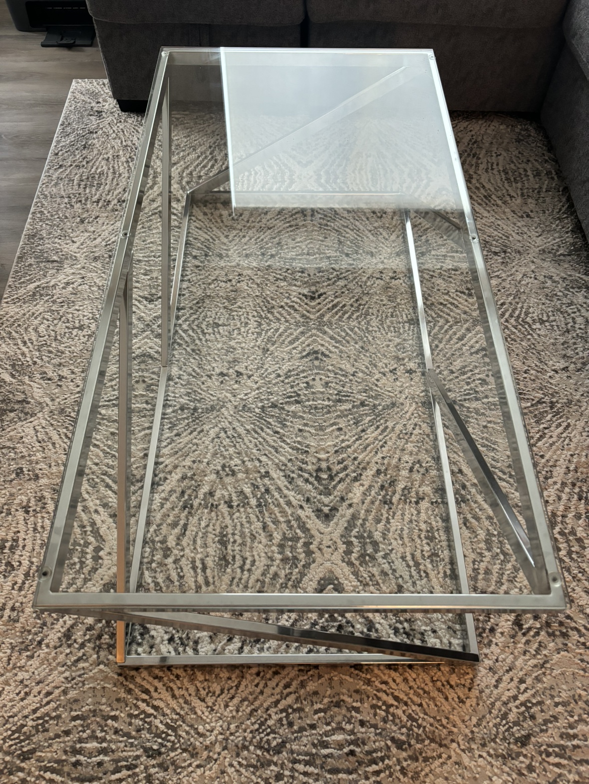 Glass Top Coffee Table