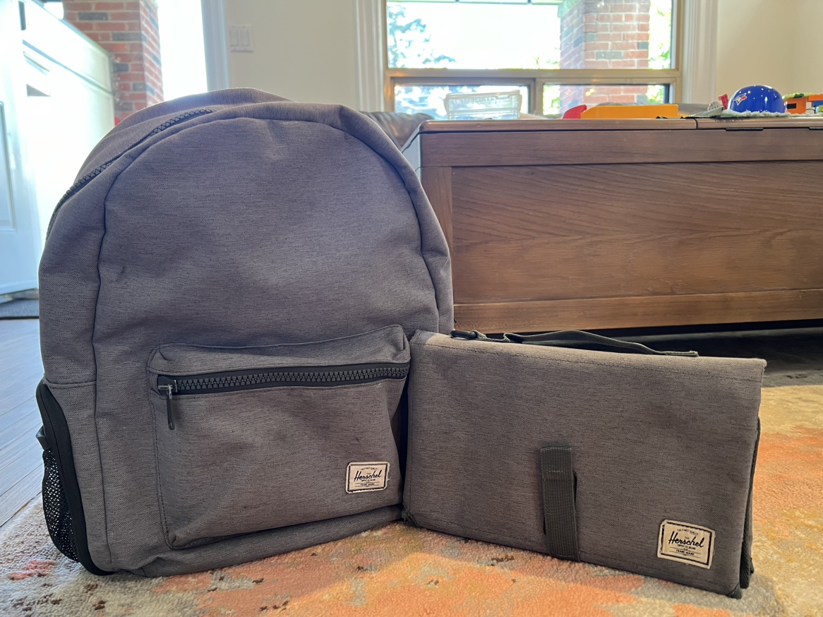 Herschel Supply Co. Grey Diaper Bag Backpack