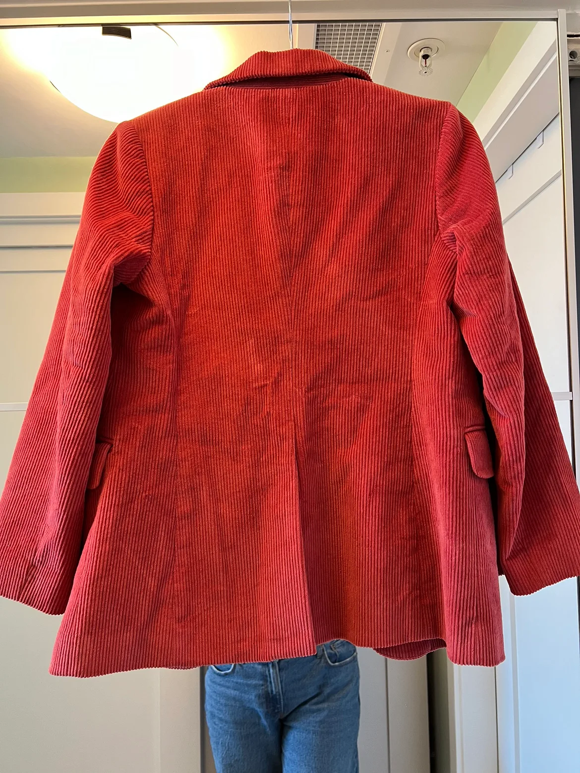 Luxury Pink Corduroy Blazer image indicator(3)
