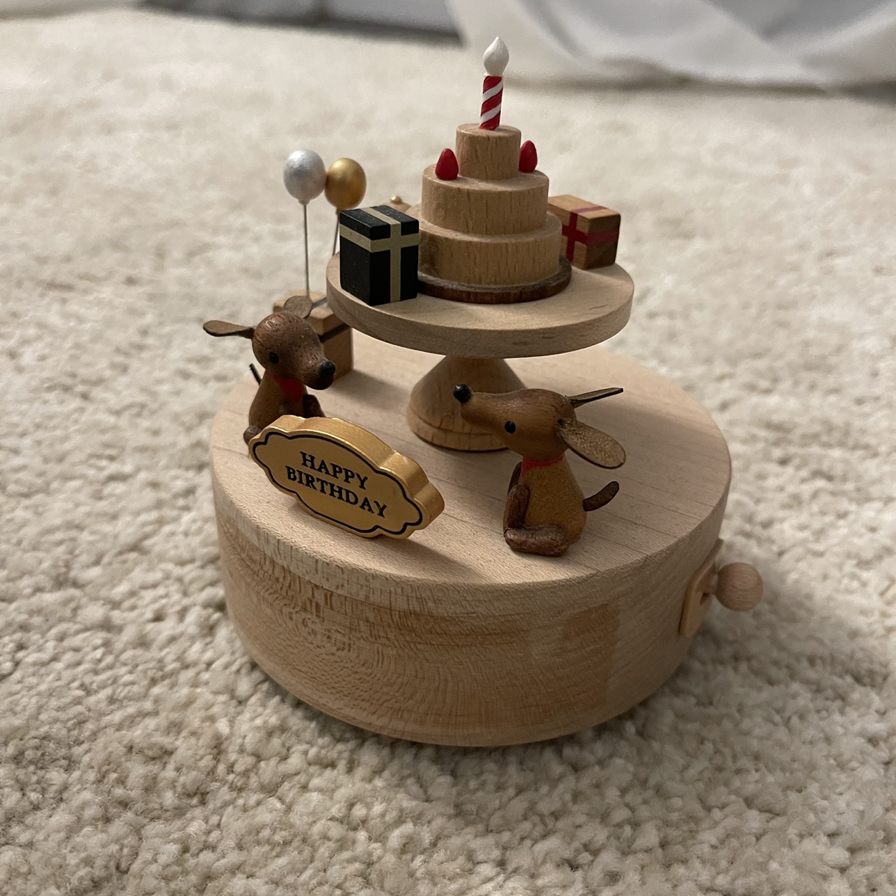 Wooden Music Box with Birthday Song - photo 2