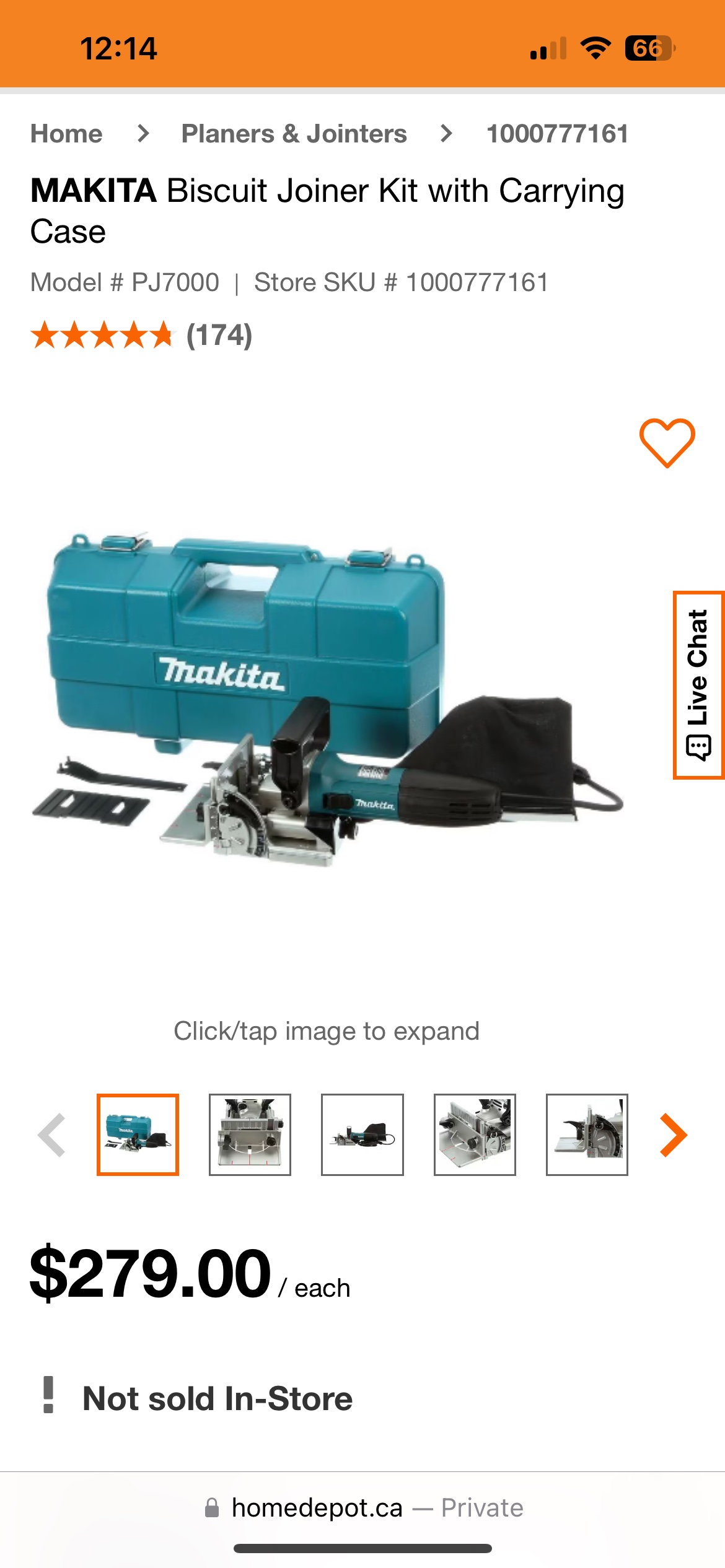 MAKITA Biscuit Joiner Kit with Carrying Case - photo 4