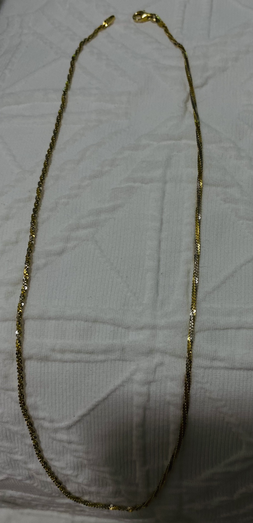 Two-Tone Gold Chain Necklace - photo 2