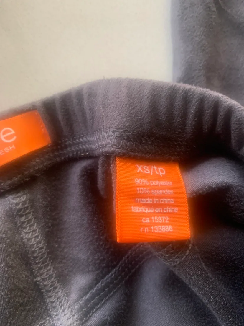 Dark grey faux suede leggings xs 🧡 image indicator(4)