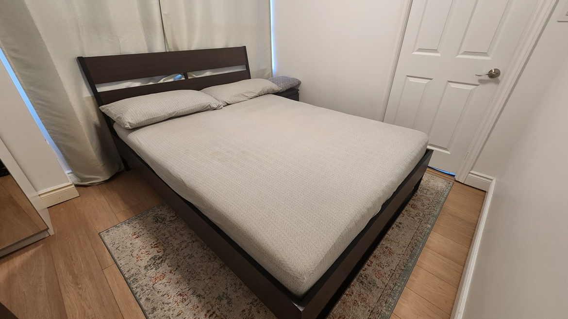 IKEA TRYSIL Queen Bed Frame + Mattress - photo 4