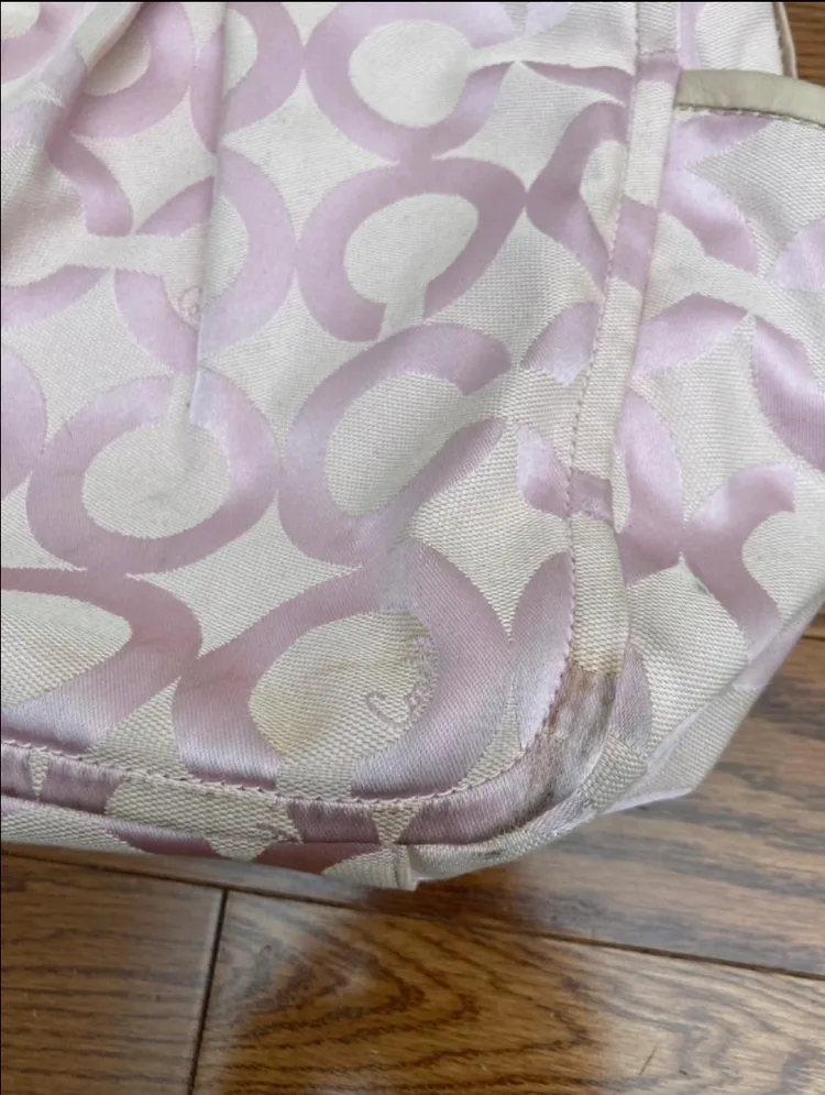 Coach Signature Pink shoulder Handbag image indicator(5)