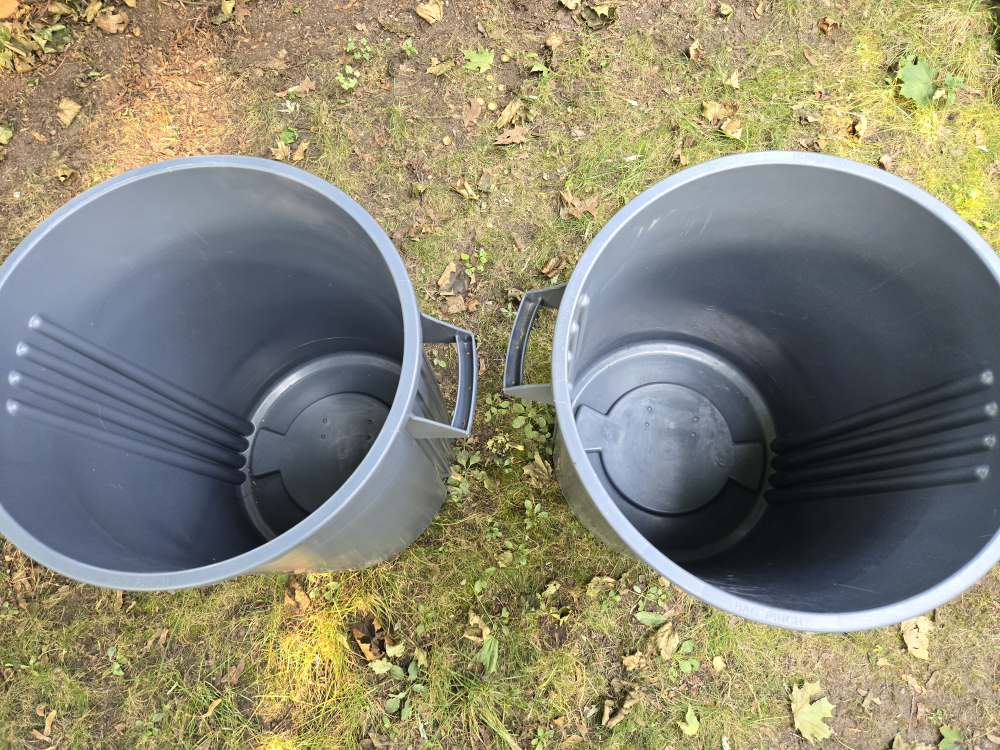 2 Genuine Joe Garbage Cans - photo 2