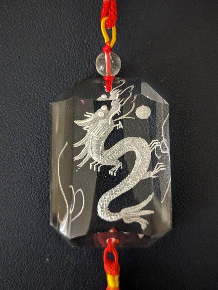 Crystal Dragon Charm