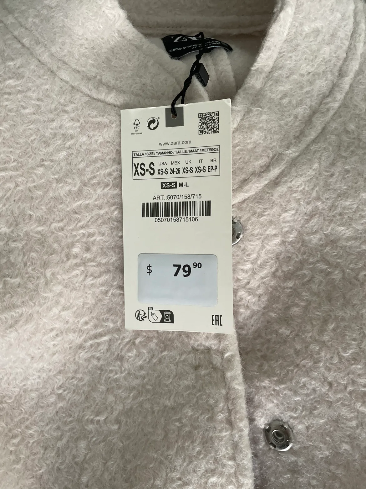 Brand new Zara Bomber Jacket (original price - 90$) image indicator(3)