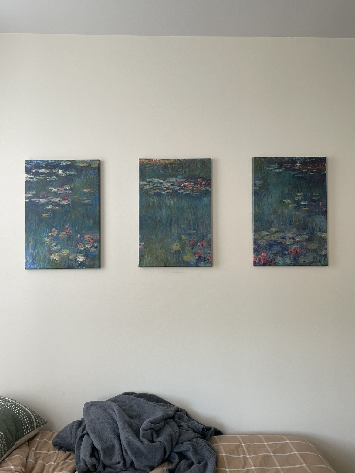Water Lily Triptych