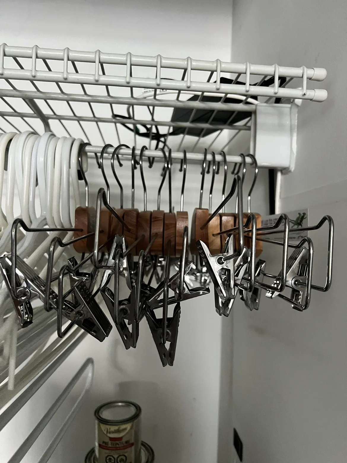 Wooden Hangers with Clips thumbnail