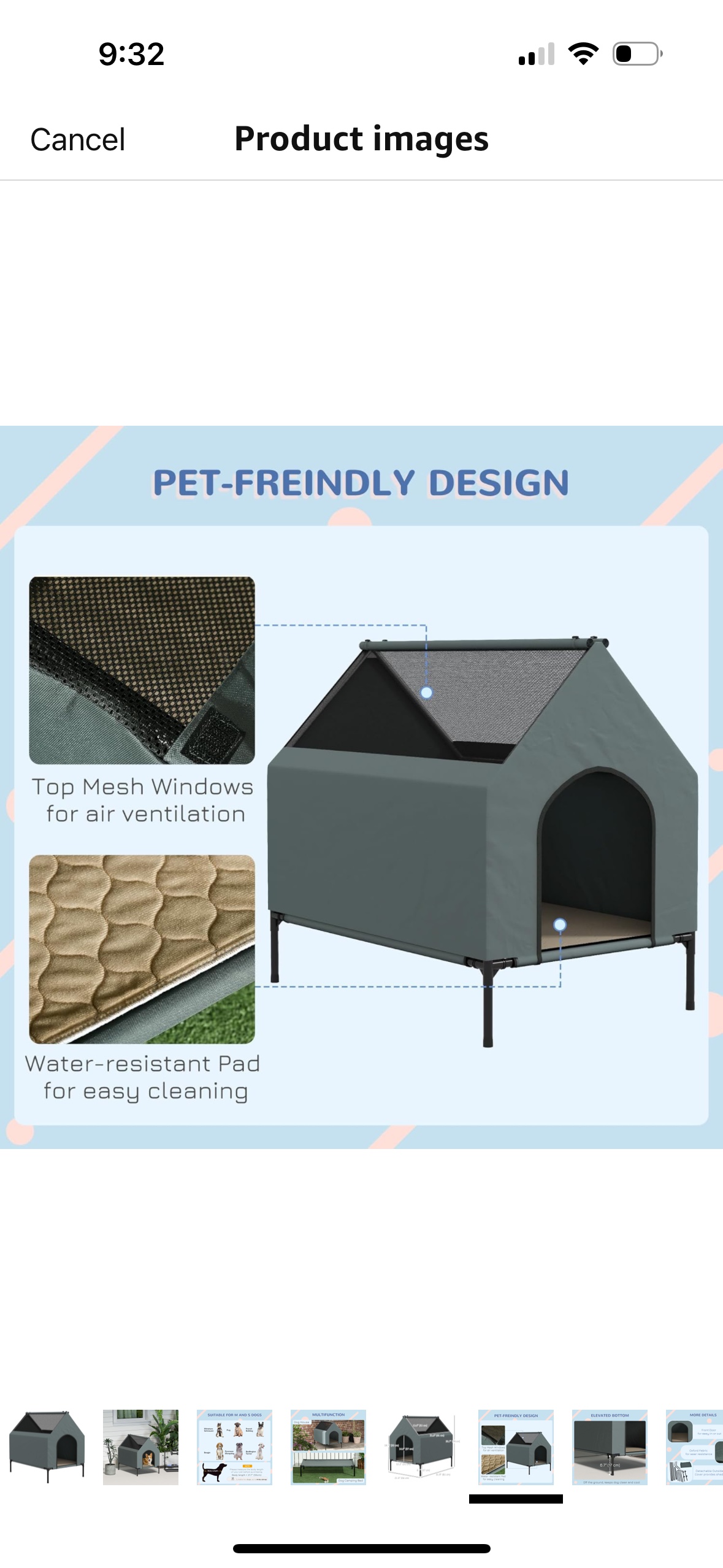 Elevated Dog House and Camping Bed - photo 4