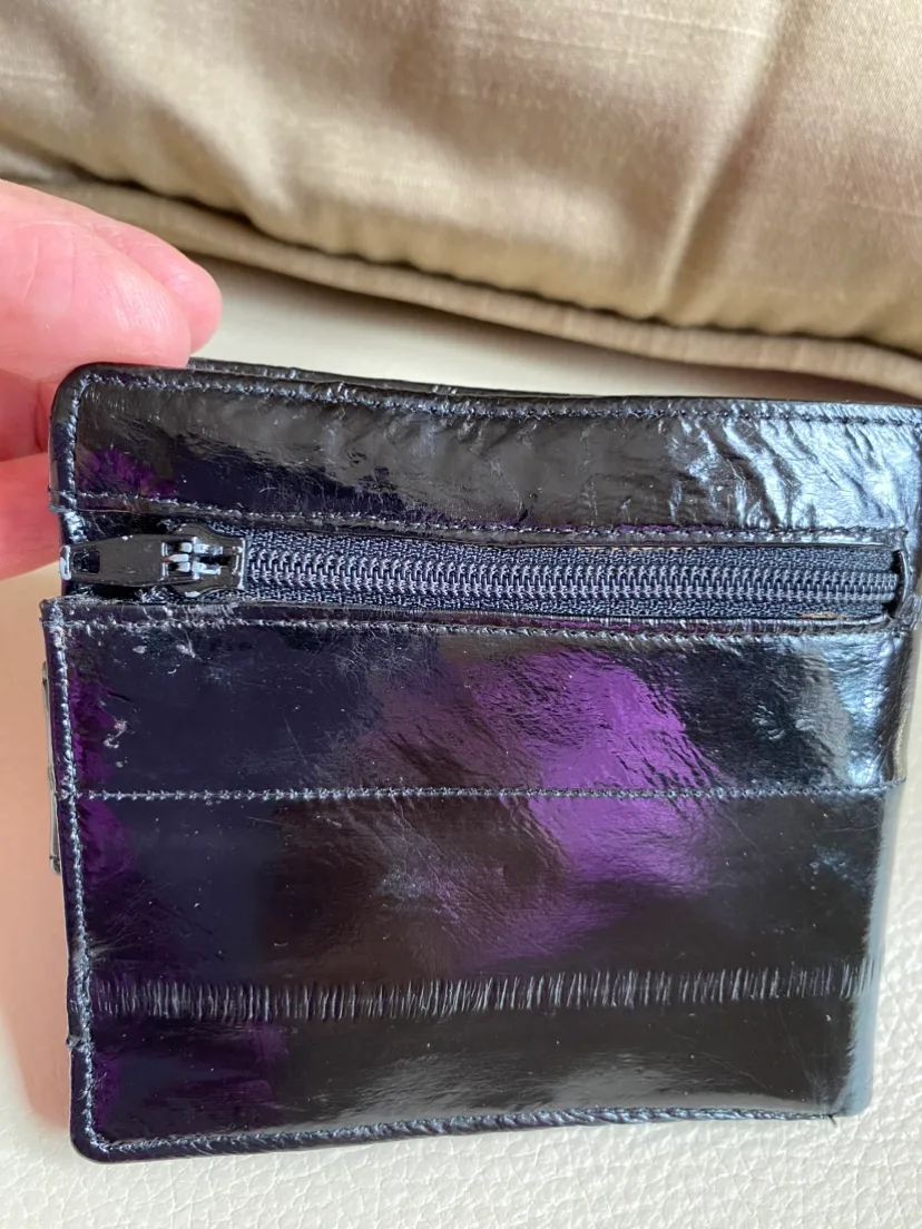 Black Leather Wallet brand new image indicator(2)