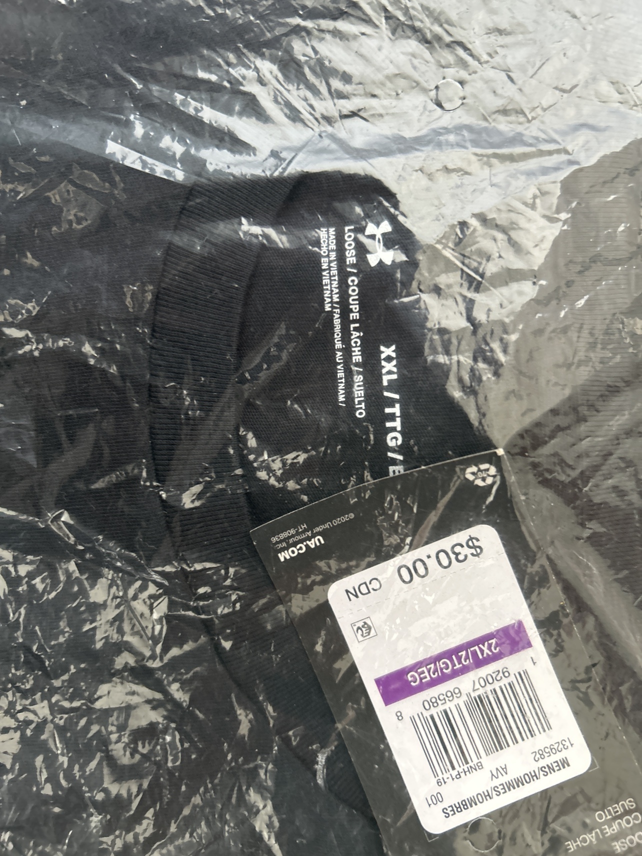 Under Armour Black T-Shirt Size XL - photo 3