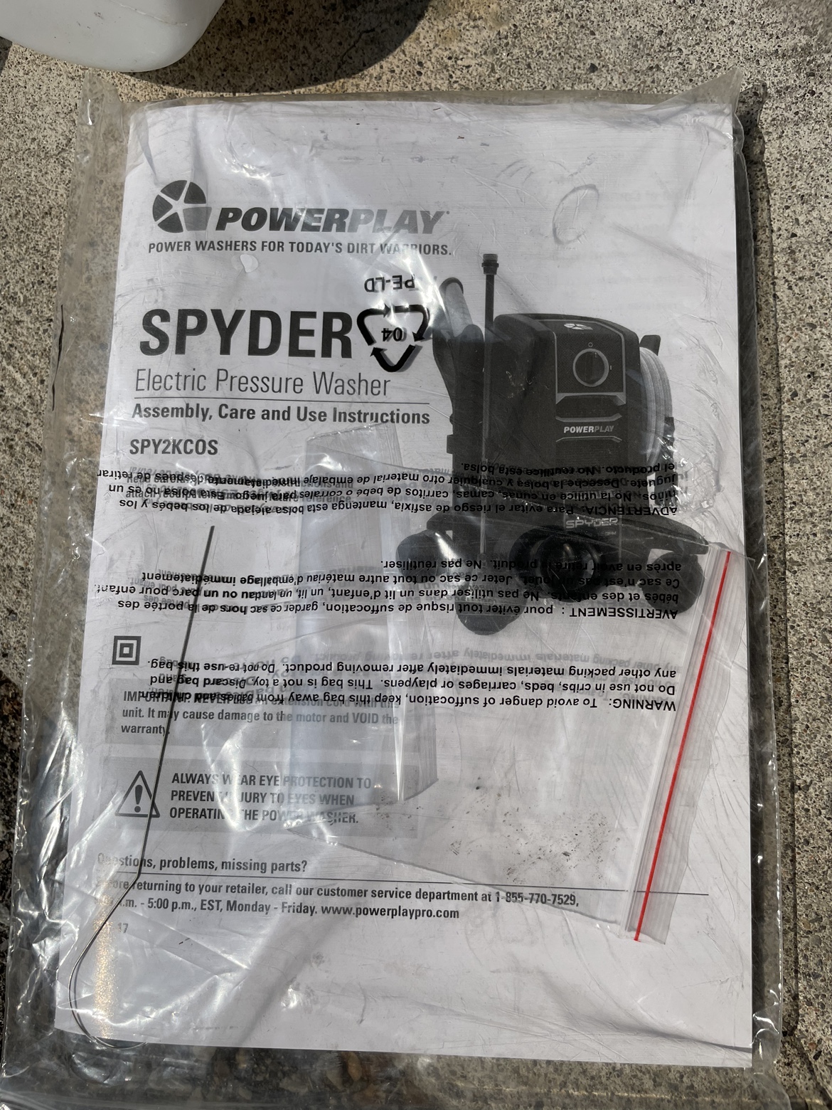 Spyder 2000 PSI Electric Pressure Washer - photo 3