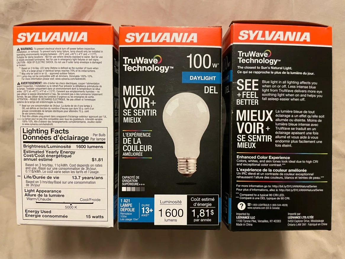 Sylvania 100W LED Light Bulbs image indicator(2)
