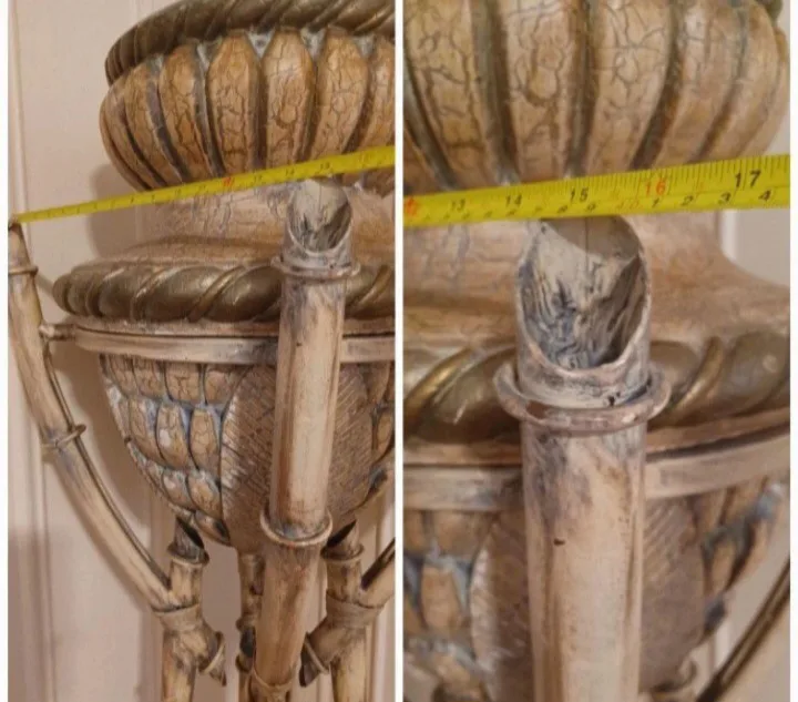 🪴Tall Banana Ceramic Vase On Metal Stand🪴 image indicator(3)