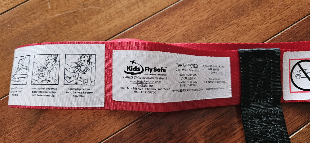 Kids Fly Safe CARES Airplane Safety Harness - photo 2