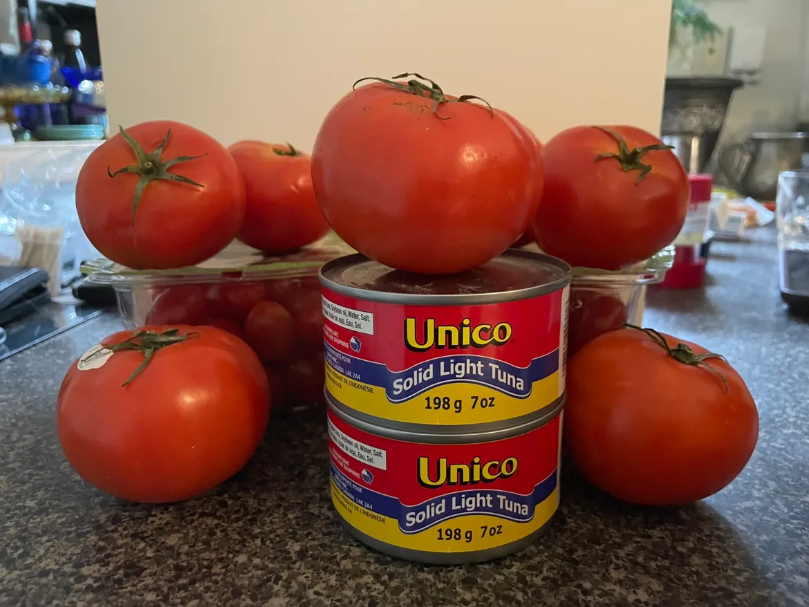#freecycle Tomatoes and Canned Tuna thumbnail