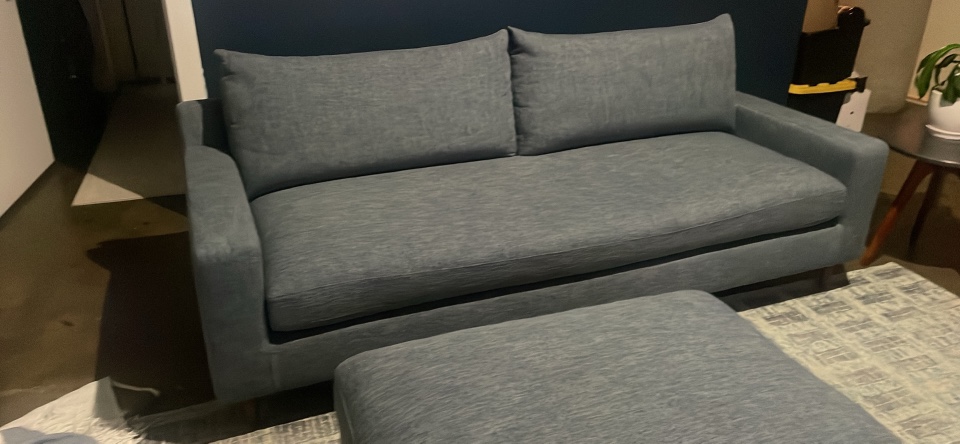 Sofa and ottoman