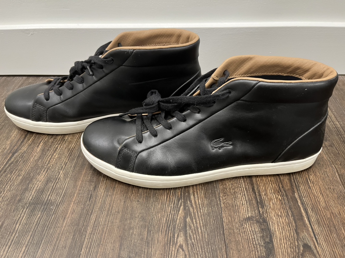Lacoste Men's Black Sneaker Shoe - Straightset Chukka 317 1 - photo 3