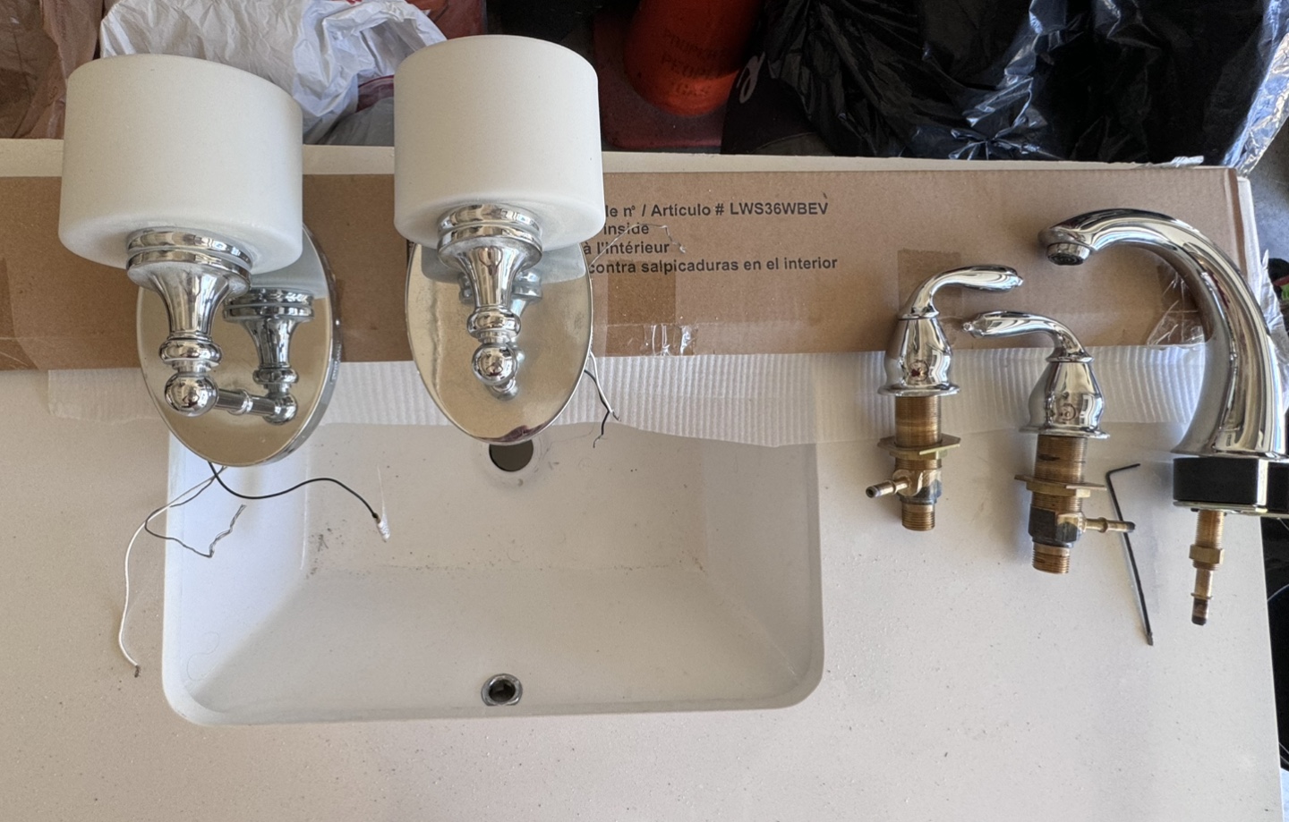 White Bathroom Vanity - photo 4