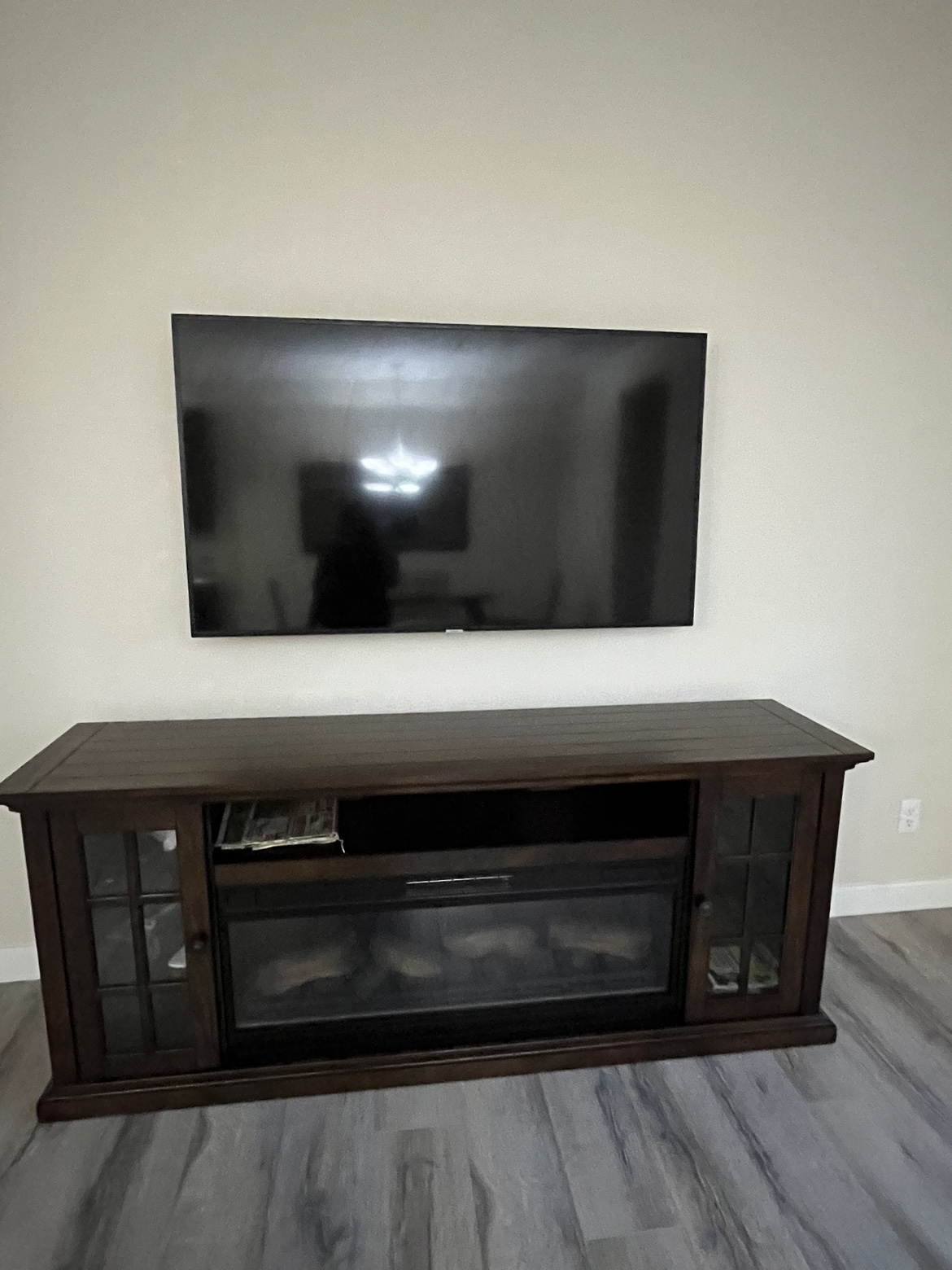 TV Stand with Fireplace