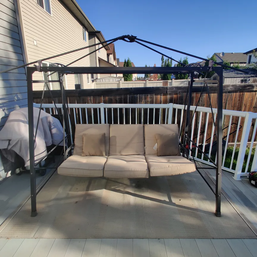 Outdoor Patio Swing Set thumbnail
