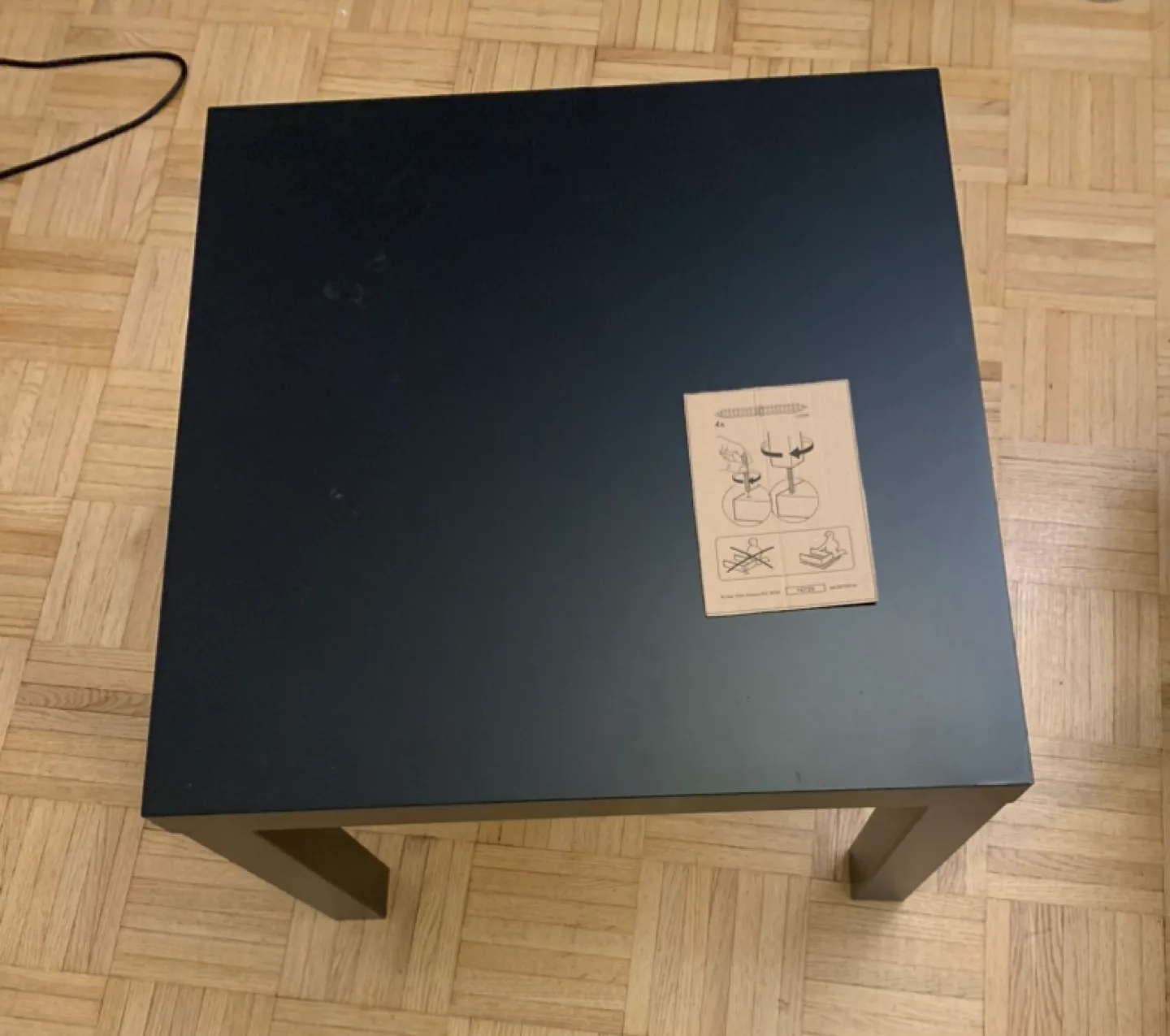 Ikea Black coffee / side table (big, Ikea Lack) thumbnail