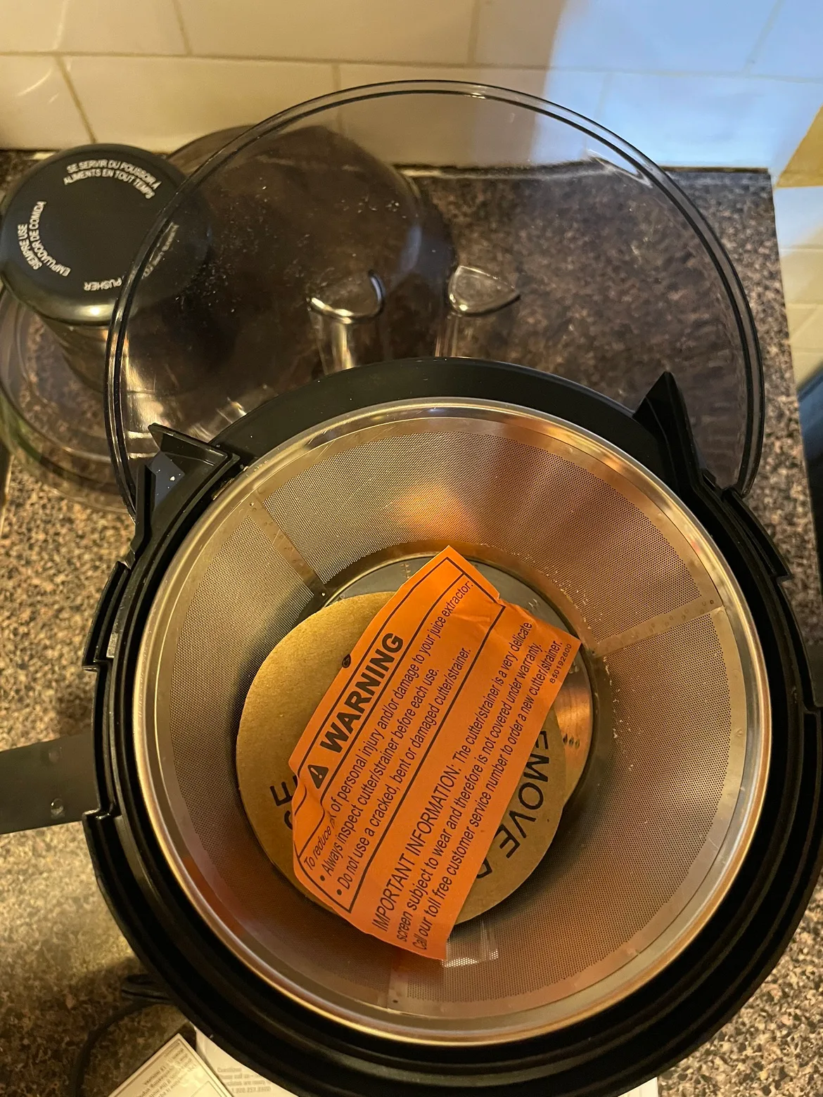 Hamilton Beach Big Mouth Juice Extractor image indicator(9)