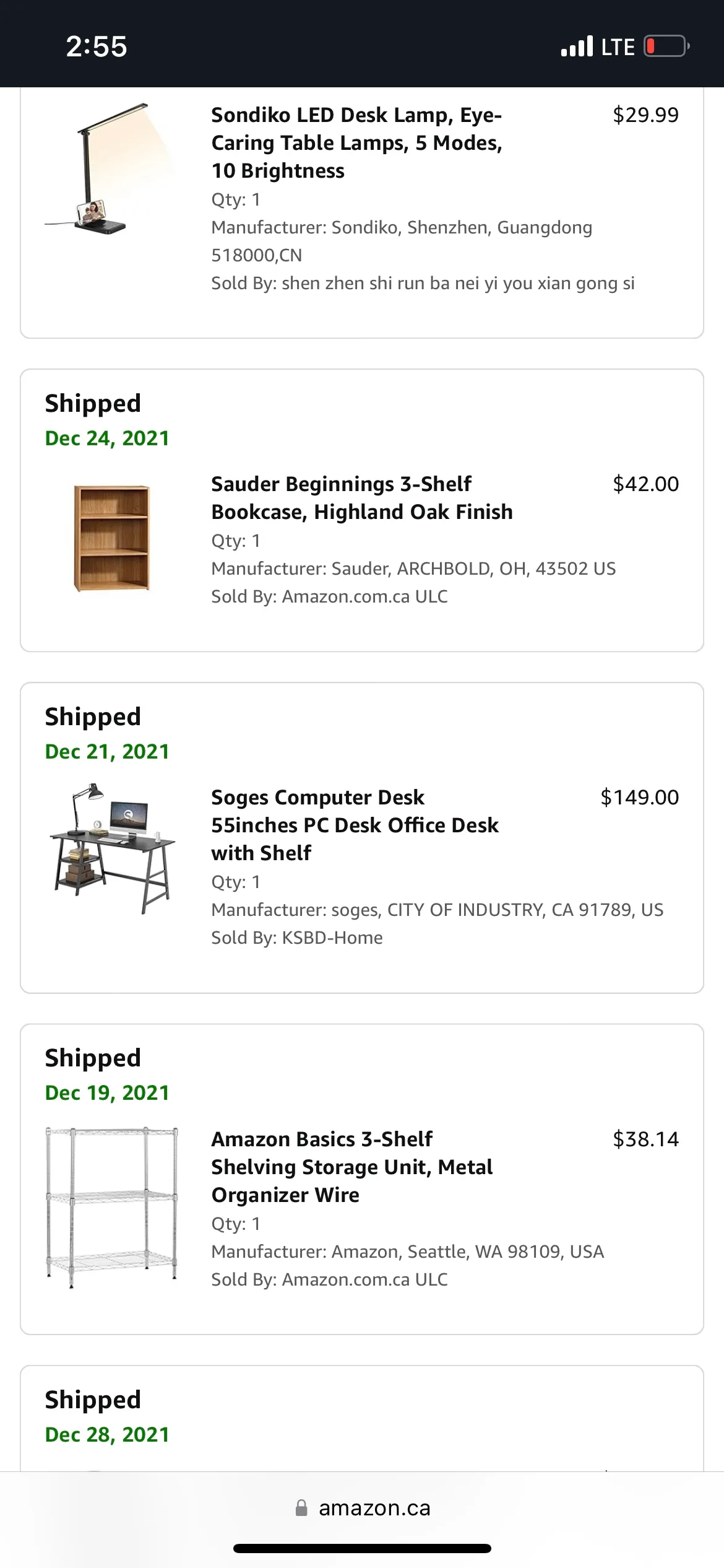 Soges Computer Desk (original price 168$) image indicator(5)