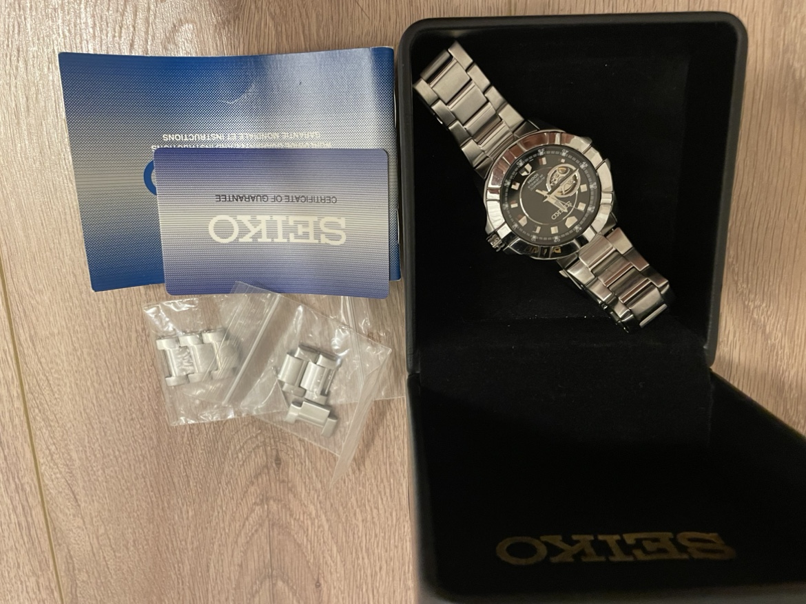 Seiko Premier Series Open Heart Watch - photo 5