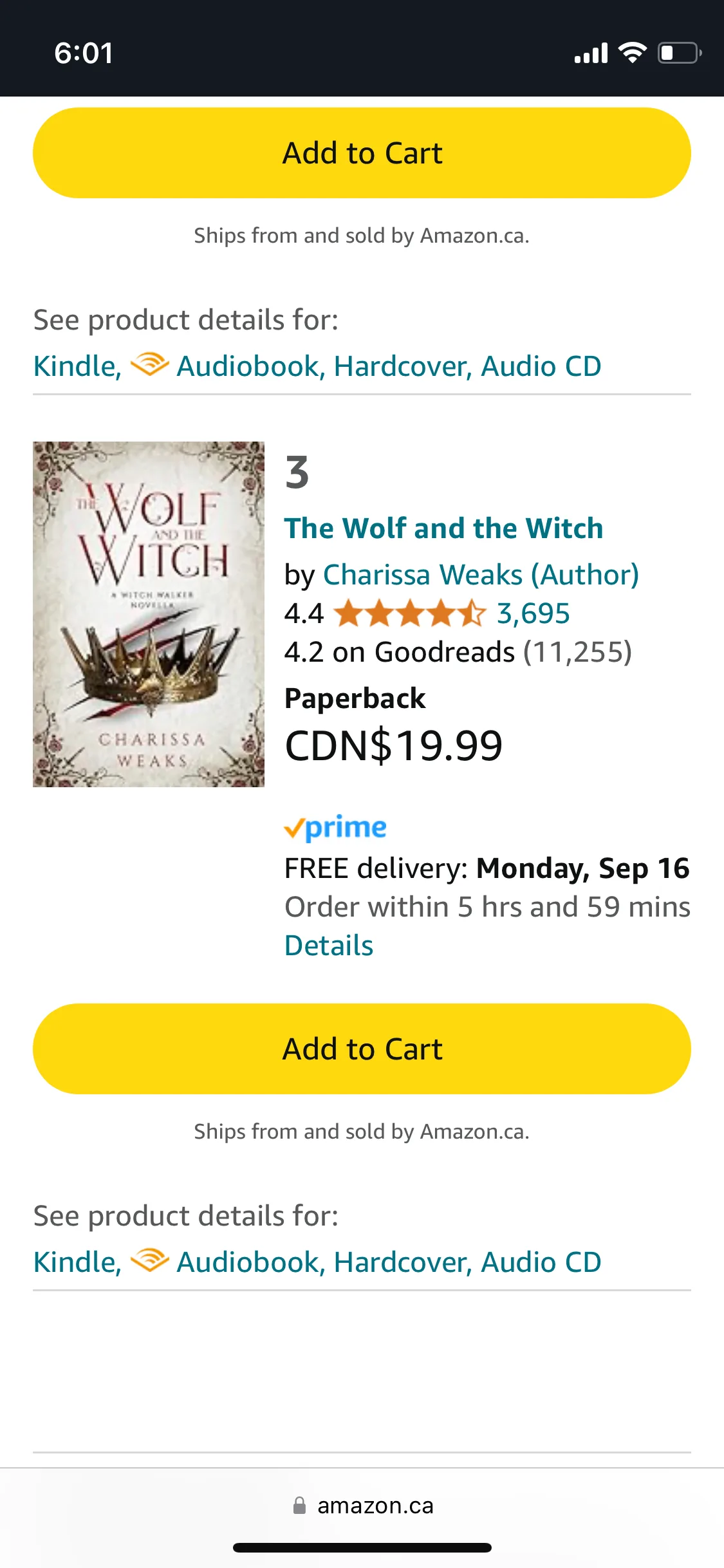 The Witch Walker fantasy/romance books 1-3 by Charissa Weaks image indicator(5)