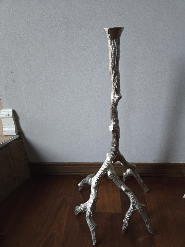 Silver Branch Candle Holders - photo 2