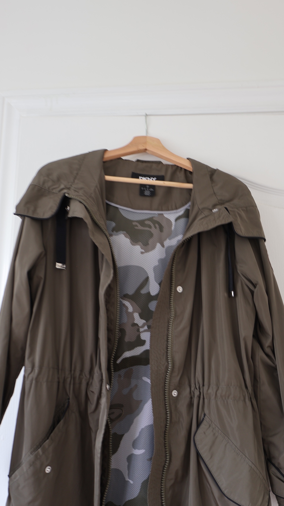 DKNY Green Anorak