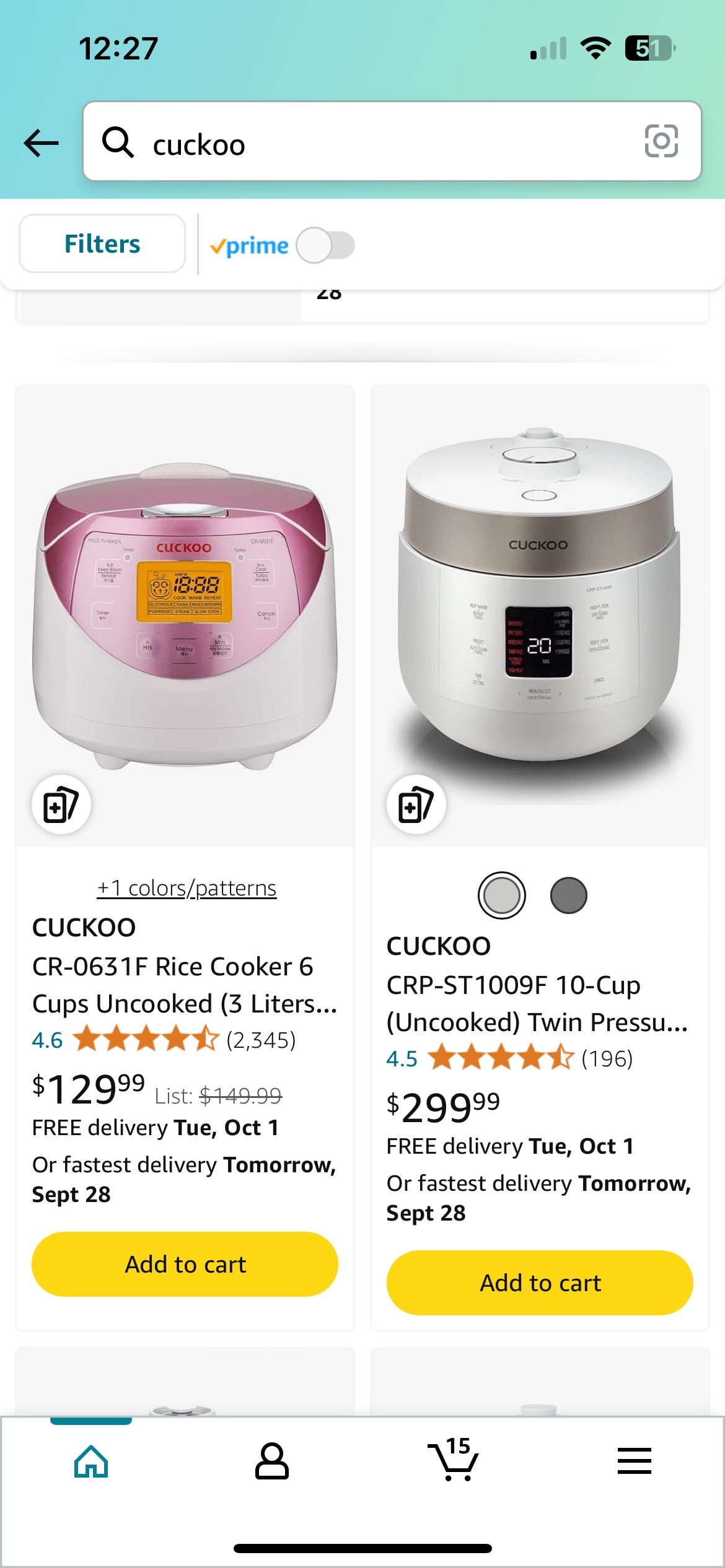 Cuckoo 6 Cup Rice Cooker