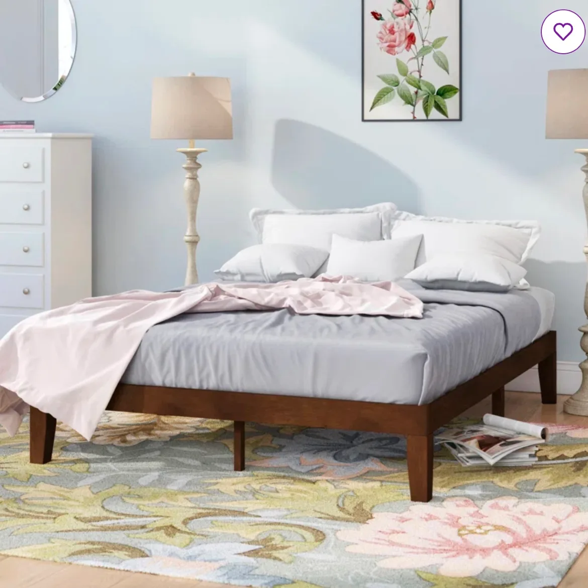 Double Platform Bed Frame thumbnail